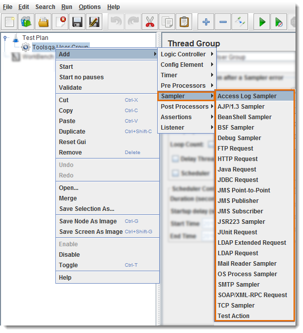 What Are Different Types Of Samplers In JMeter TestPlan